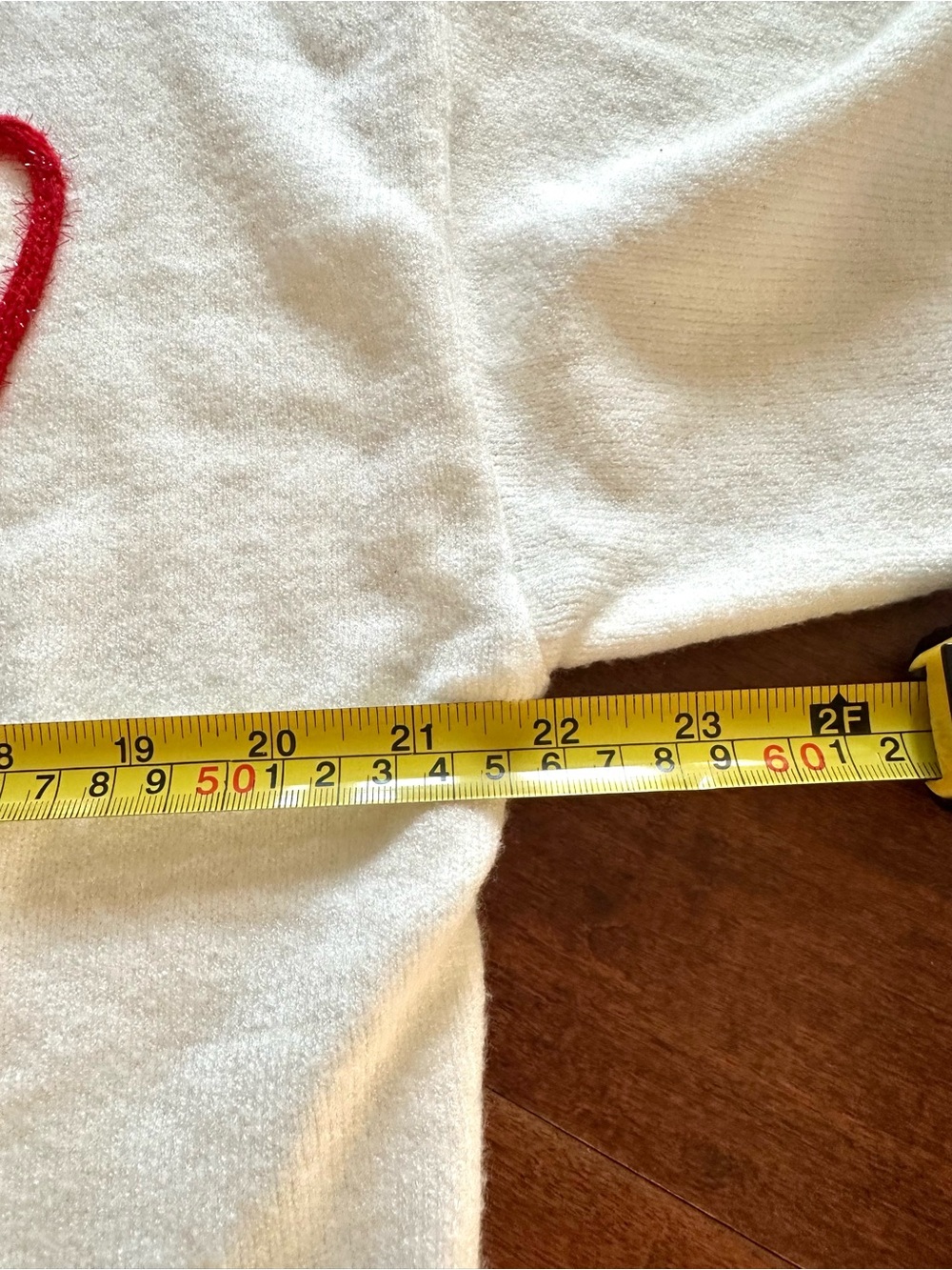 32 Degrees Cream Sweater with Red 'Love' Script - Picture 5 of 6